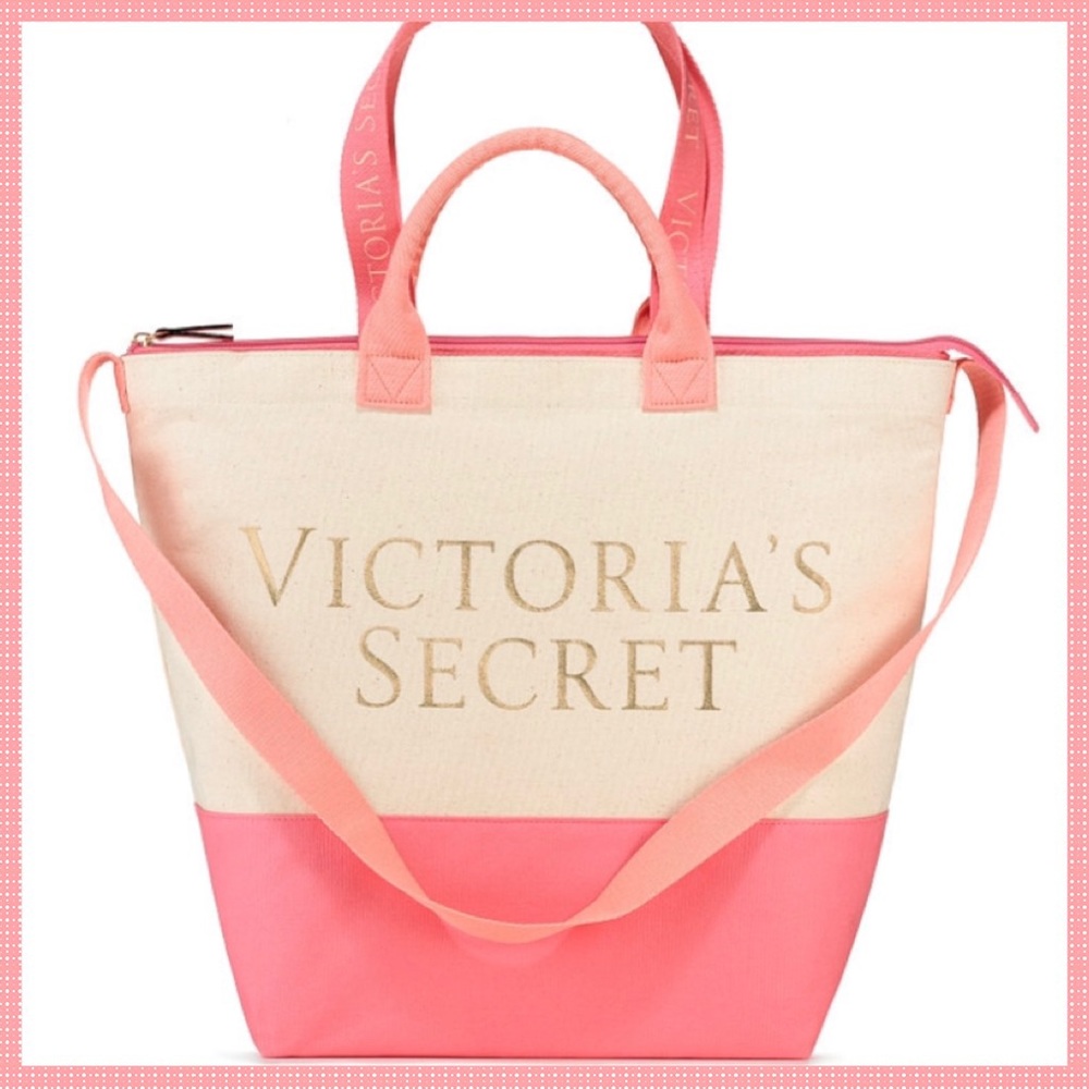 NWT Victoria Secret tote with insulated cooler! - Picture 8 of 12